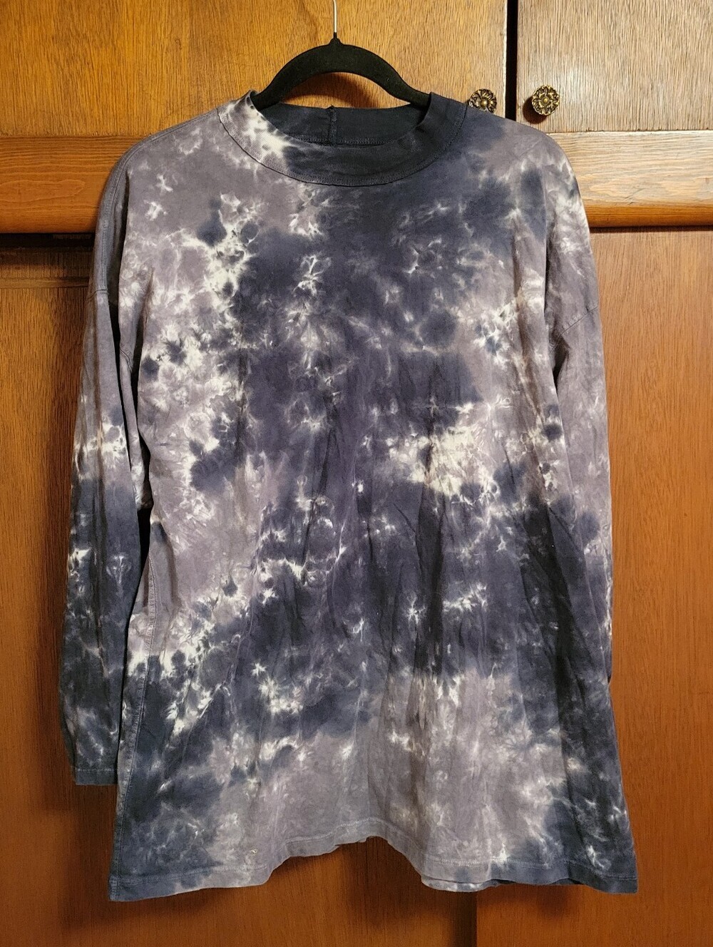 We The Free Oversized Tiedye Casual Long Sleeve Everyday 100% Cotton T Shirt | M